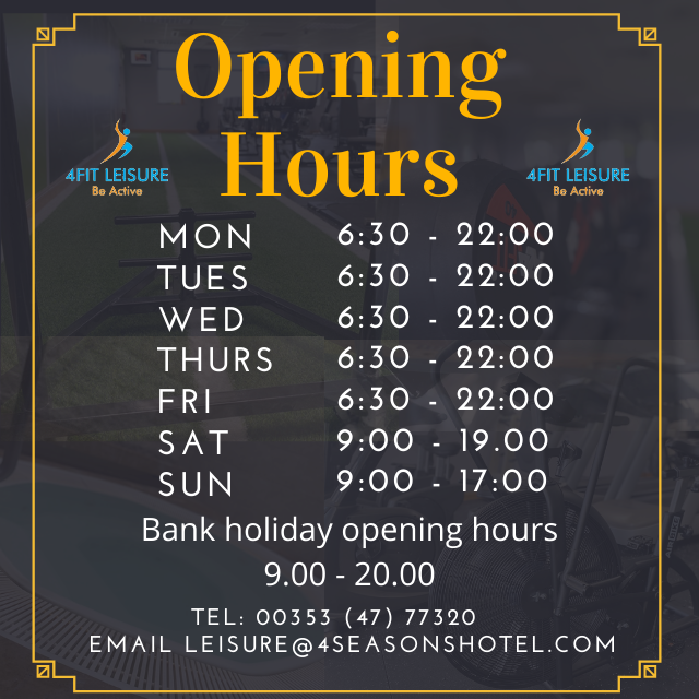 4Fit Opening Hours